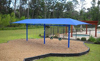 custom shade structures swing shade combo designs