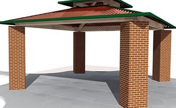 pyramid metal shelters