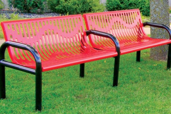 LG Amenities First Avenue Series 8 PVC Coated Bench