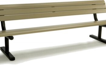 LG Amenities Park Series 8 PVC Bench With Back