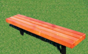 LG Amenities Redwood Series 6 Backless Redwood Bench