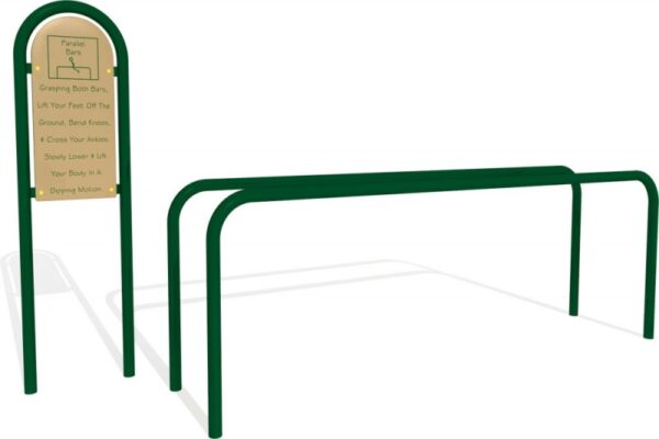 LG fitness parallel bars