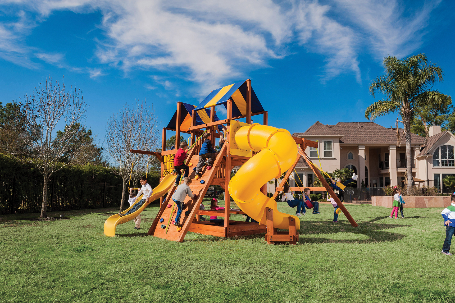 Your kids have big imaginations and big plans. Make sure they fit safely in your yard.