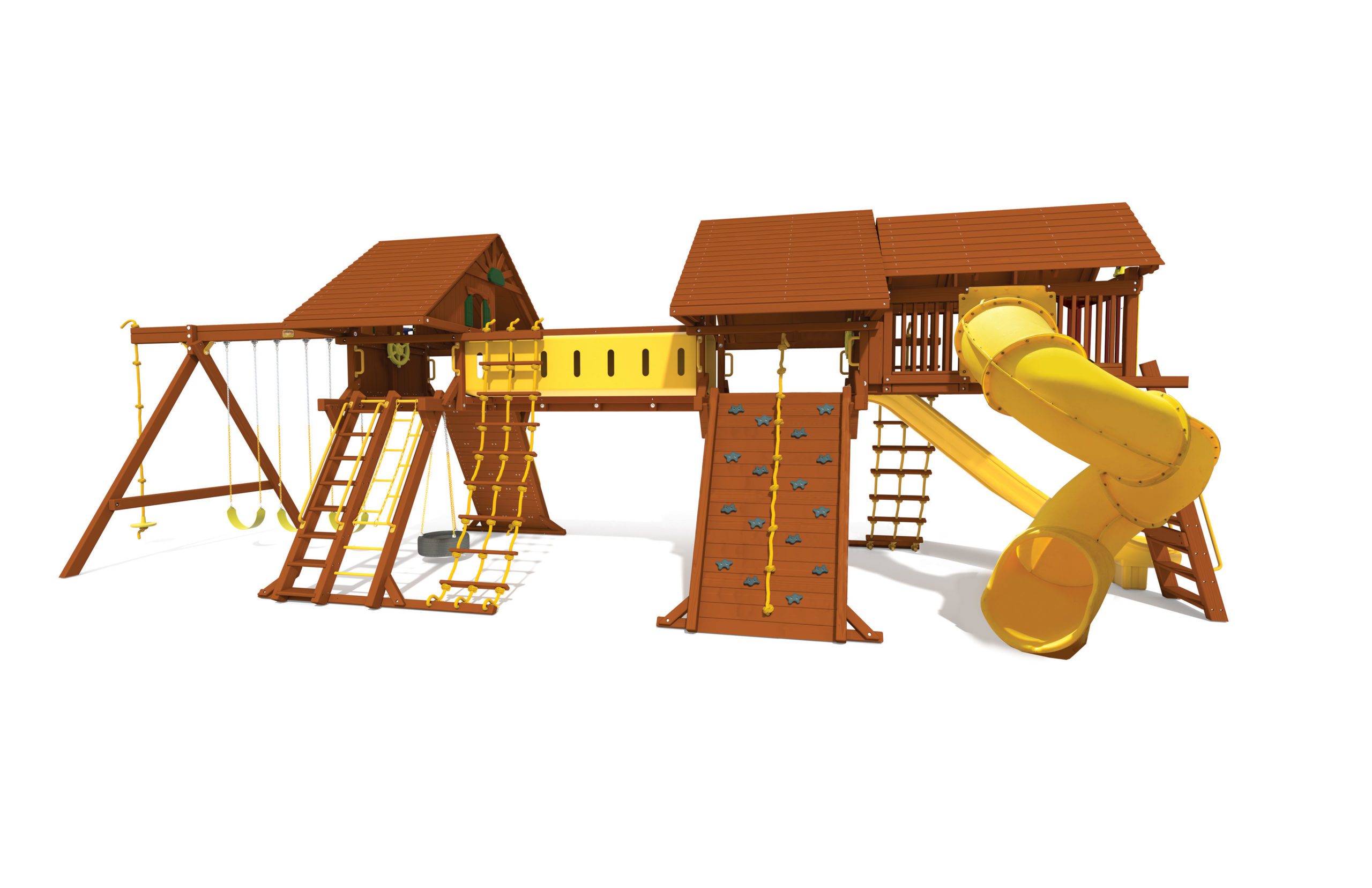 Fuzion Megalopolis Swing Sets Texas Tree Frogs Showrooms