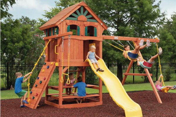 Parrot Island Fort XL with Treehouse Panels