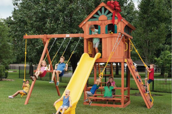 Parrot Island Fort XL with Treehouse Panels