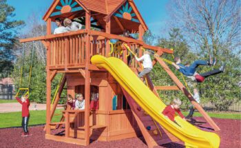 6.5 MegaDeck Fort Config 2 w/Playhouse Panels