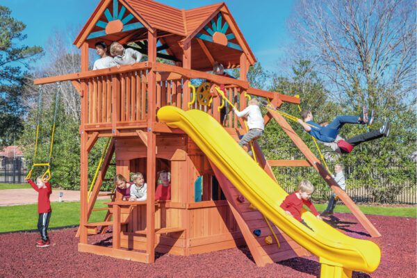 6.5 MegaDeck Fort Config 2 w/Playhouse Panels