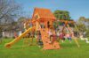 Parrot Island Playcenter XL withWood Roof & Treehouse Panels