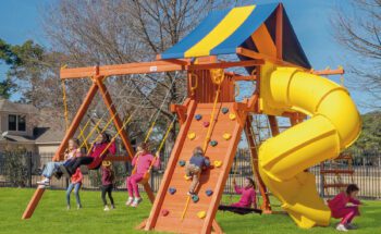 7.4 Jaguar Playcenter Config 2 w/Tarp and Spiral Slide