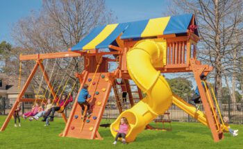 7.4 Jaguar Playcenter Config 5 w/Tarps and Spiral Slide