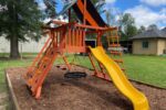 Parrot Island Playcenter with Tarp Installed 3