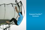 jumbo square trampoline slide flexinet