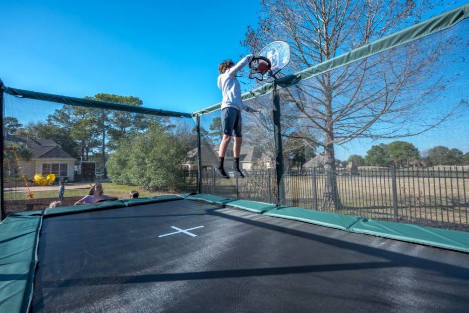 新品★ アーティストTRAMPOLINE トランポリン　Friendly dog 10 x 17 Rectangle Trampoline | Tree Frogs Showrooms