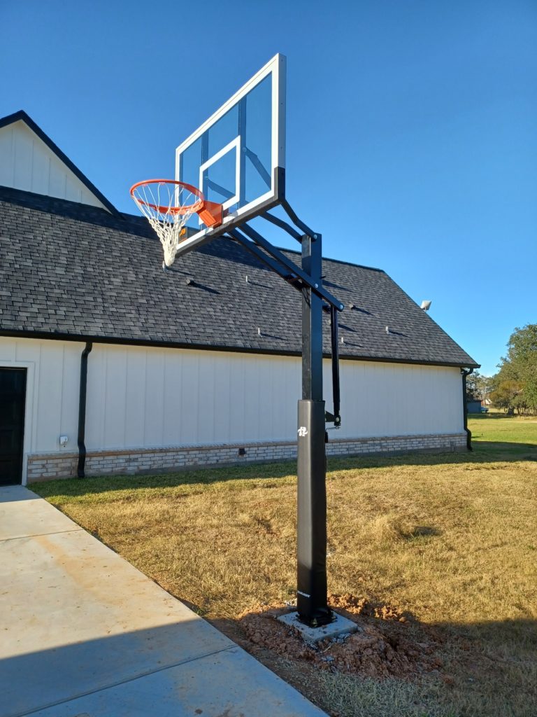 Angleton TX hoops install 2