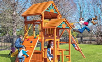 Parrot Island Fort with Snack Bar & Playhouse Panels