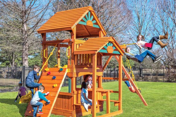 Parrot Island Fort with Snack Bar & Playhouse Panels