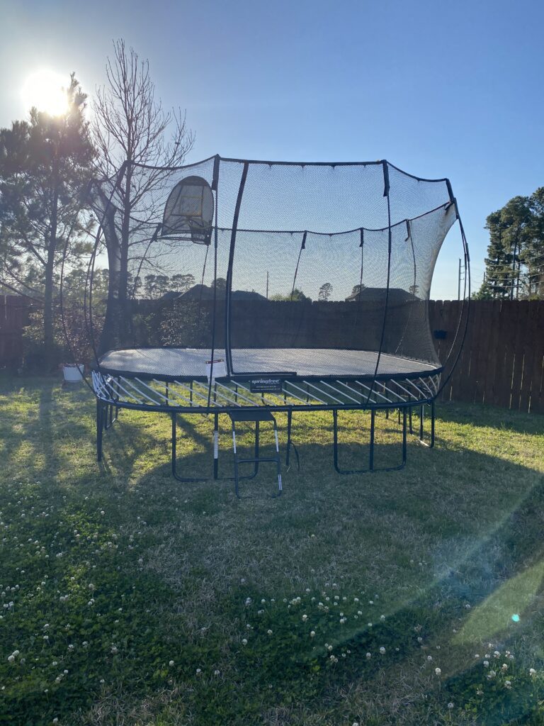 Humble TX 2 Trampoline Install