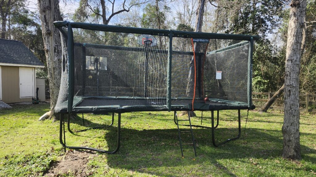 Montgomery TX 1 Trampoline Install