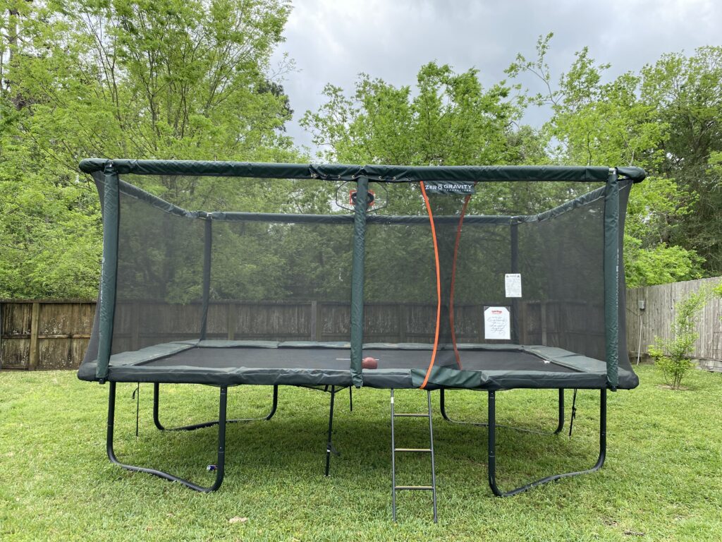 Houston TX 1 Trampoline Install