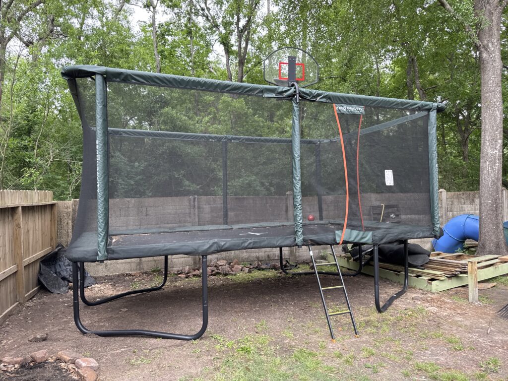 Kingwood TX 1 Trampoline Install