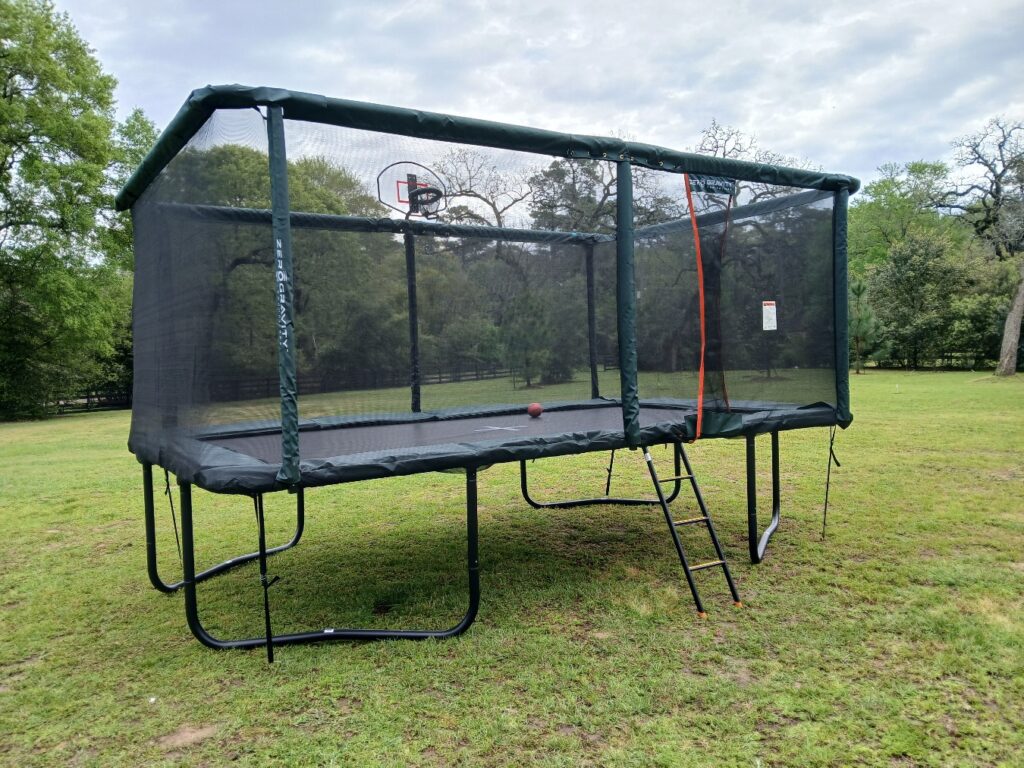 Tomball TX 1 Trampoline Install