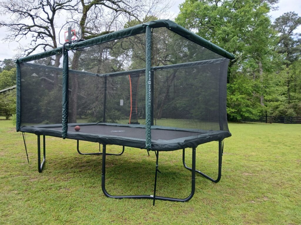 Tomball TX 2 Trampoline Install