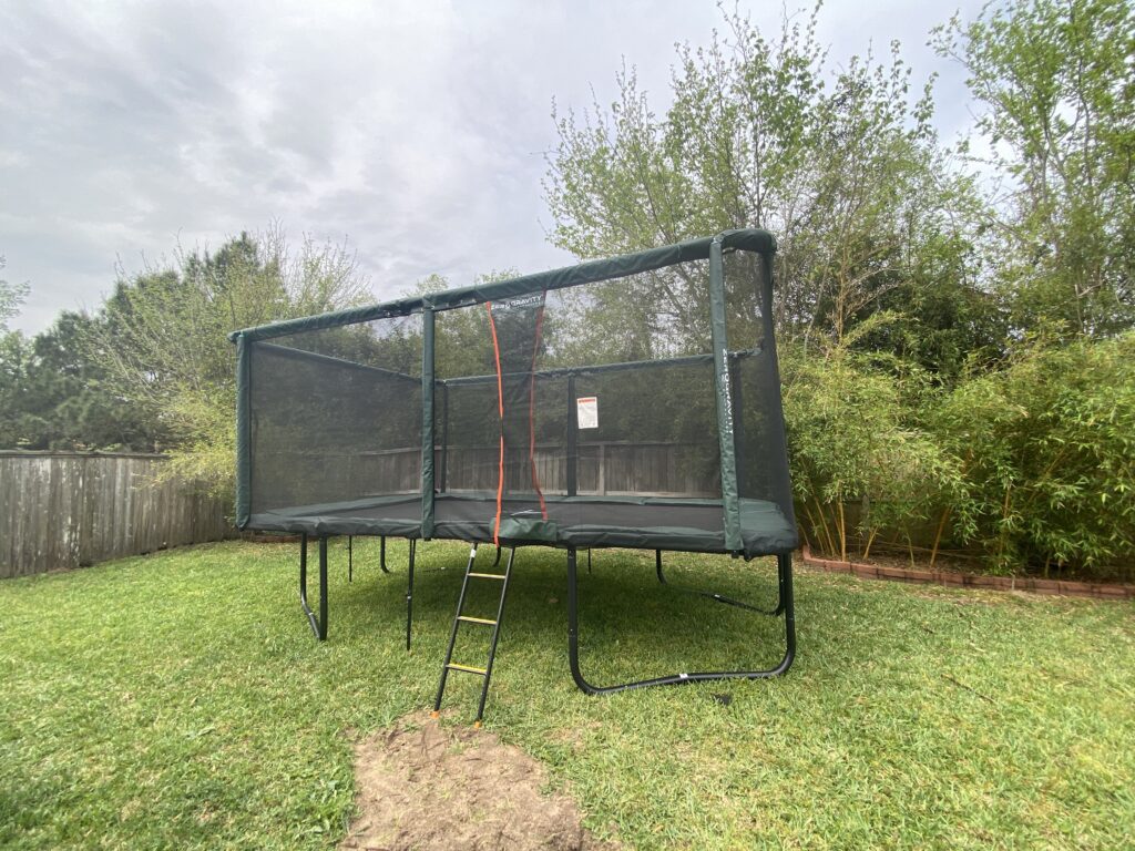 Tomball TX 3 Trampoline Install