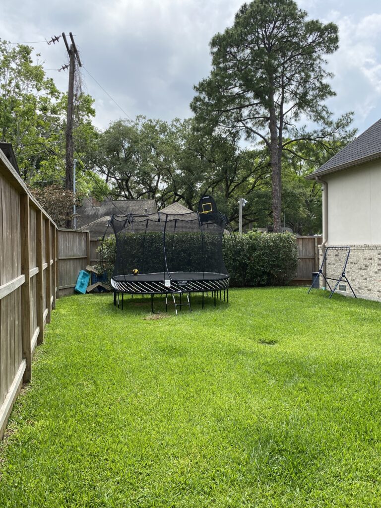 Houston TX 1 Trampoline Install