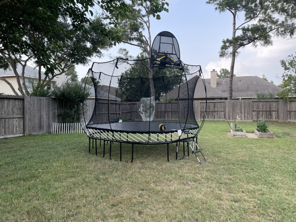 Katy TX 1 Trampoline Install