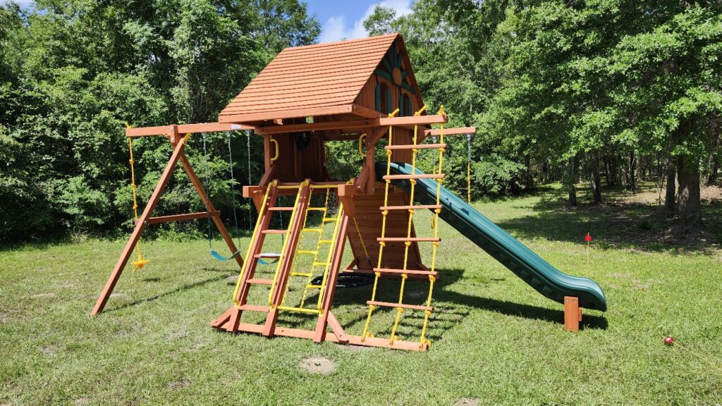 Navasota TX 1 Tree Frogs Swing Sets Install