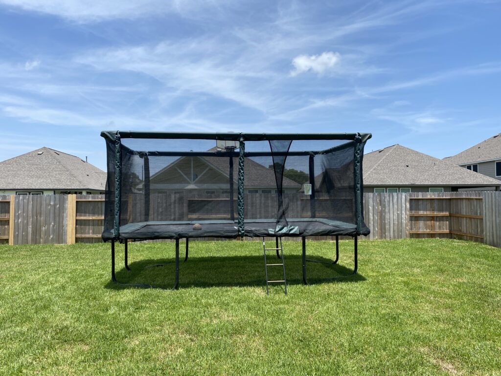 Santa Fe TX 1 Trampoline Install