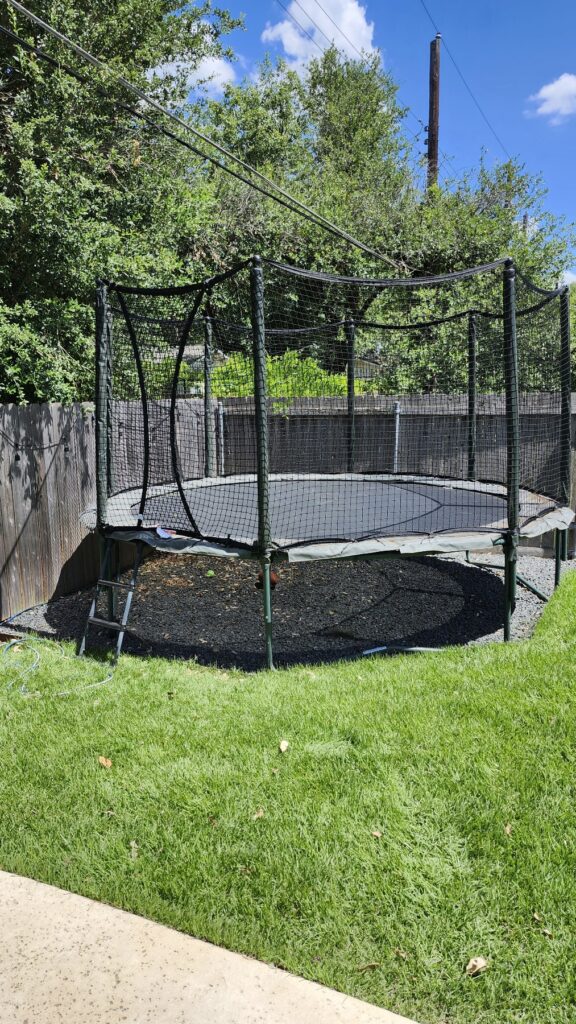 Austin TX 1 Trampoline Install
