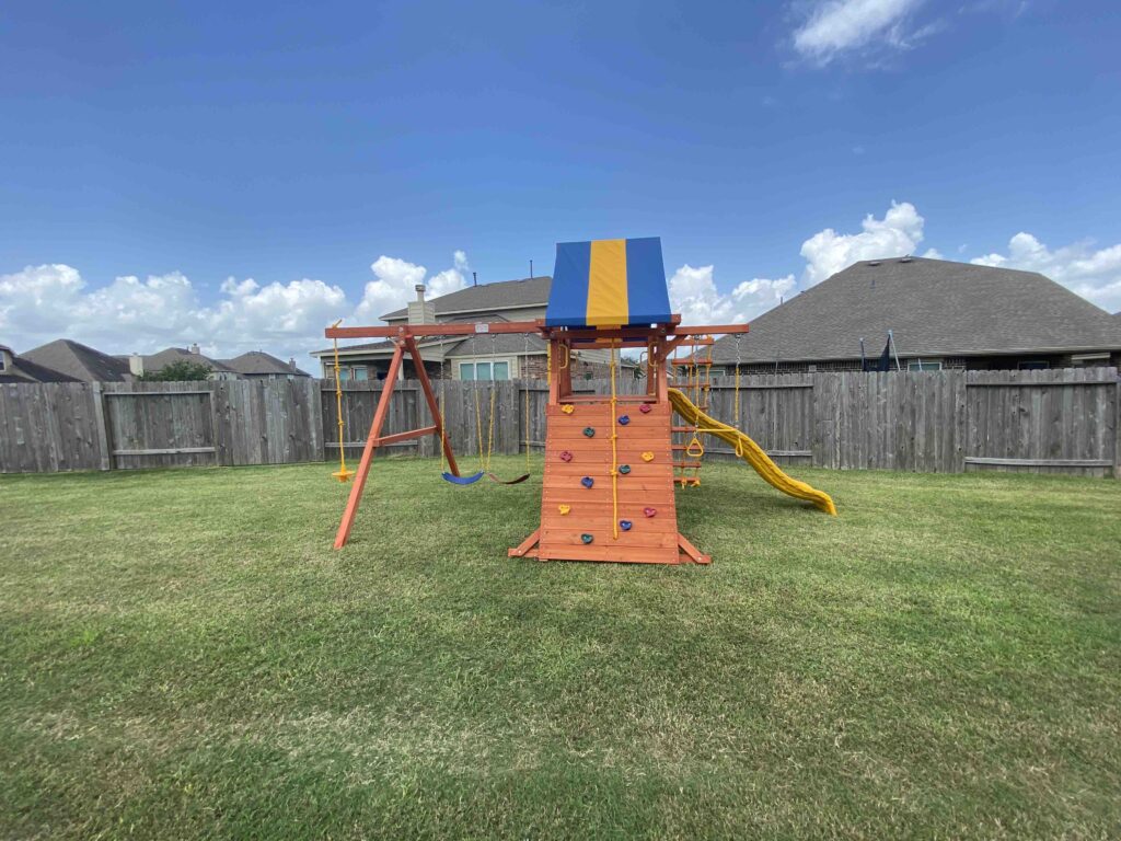 Rosenburg TX 1 Tree Frogs Swing Sets Install