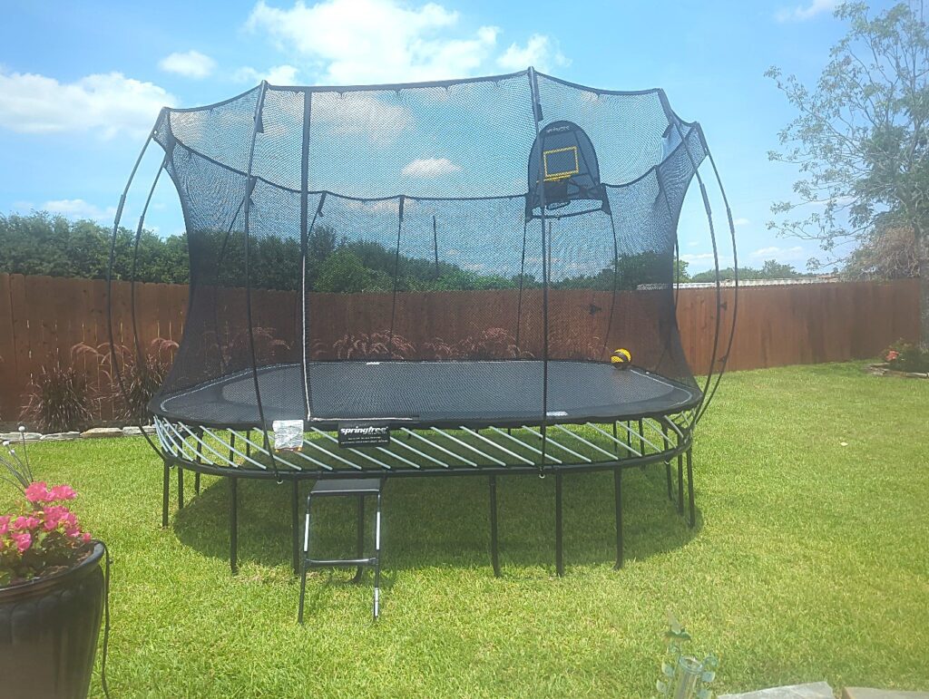 Waller TX 1 Trampoline Install