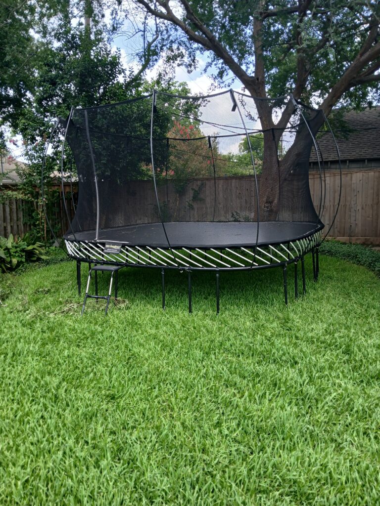 Houston TX 2 Trampoline Install