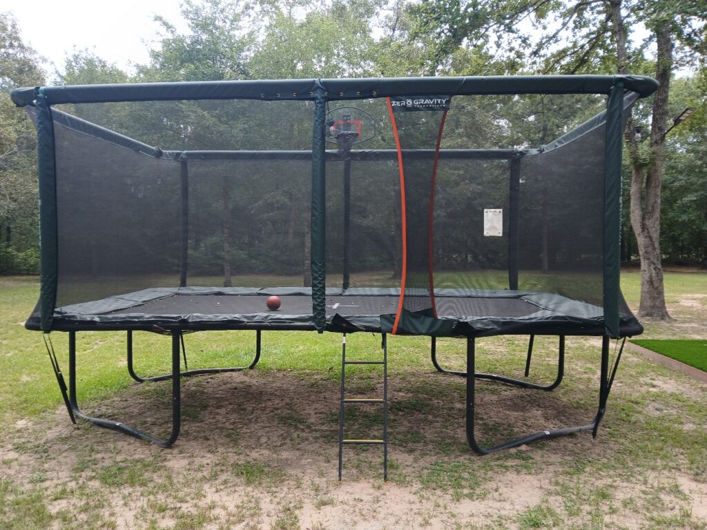 Plantersville TX 1 Trampoline Install
