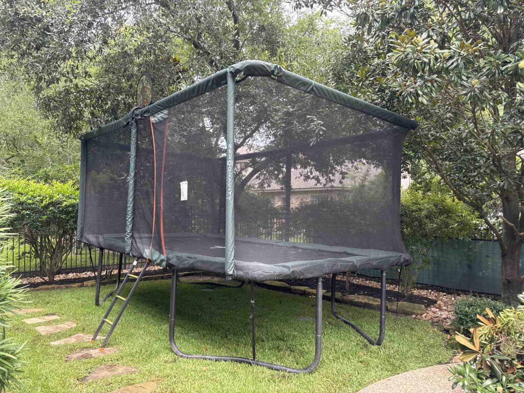 Spring TX 2 Trampoline Install