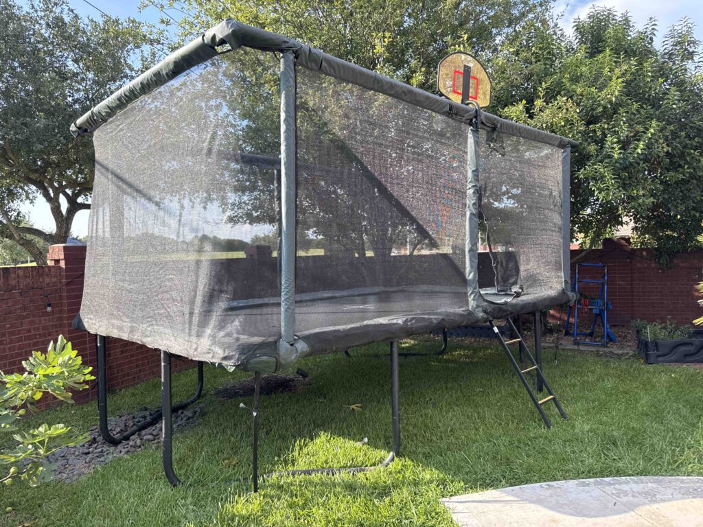 Houston TX 1 Trampoline Install
