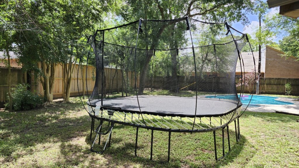 Houston TX 1 Trampoline Install