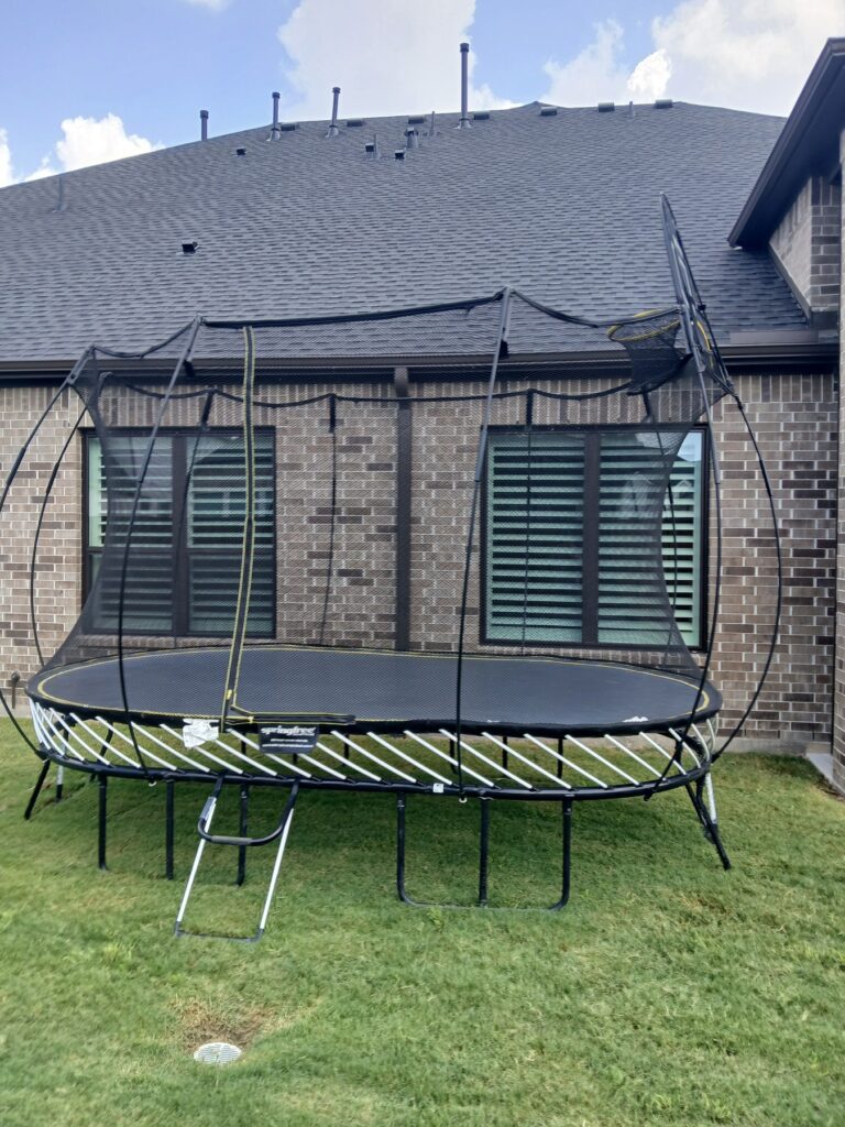 Spring TX 1 Trampoline Install