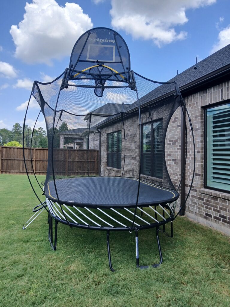 Spring TX 2 Trampoline Install