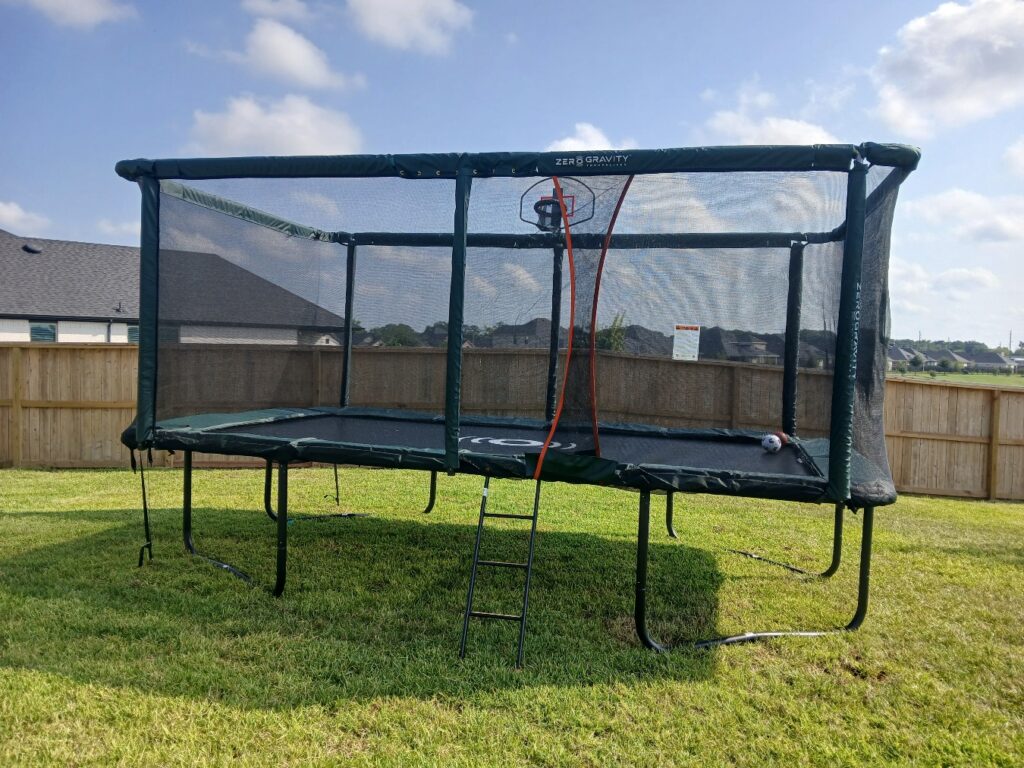 Tomball TX 1 Trampoline Install
