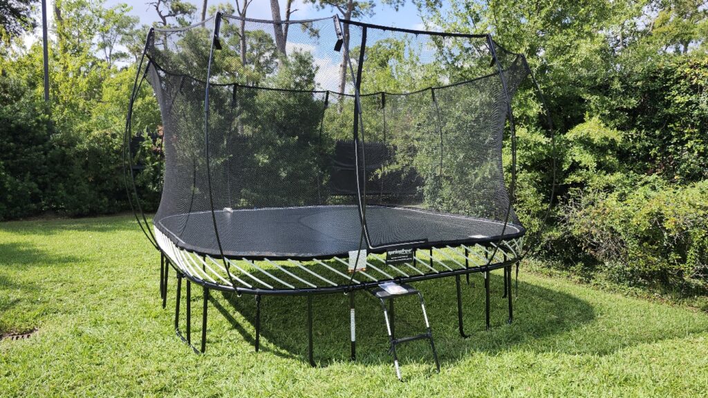 Houston TX 1 Trampoline Install