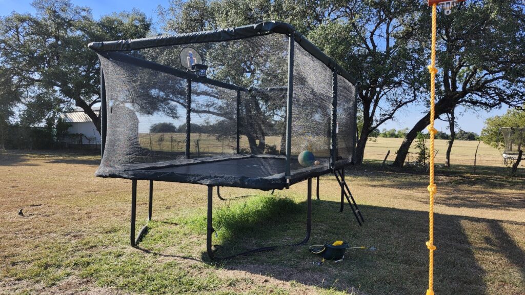Liberty Hill TX 1 Trampoline Install