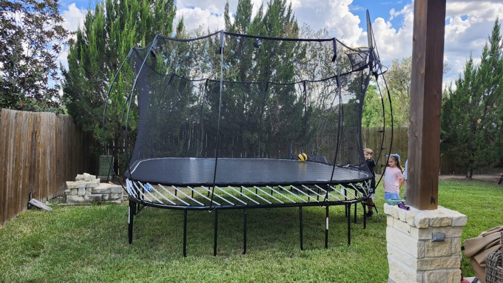 Spring TX 1 Trampoline Install