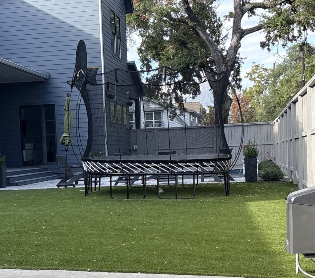 Houston TX 1 Trampoline Install