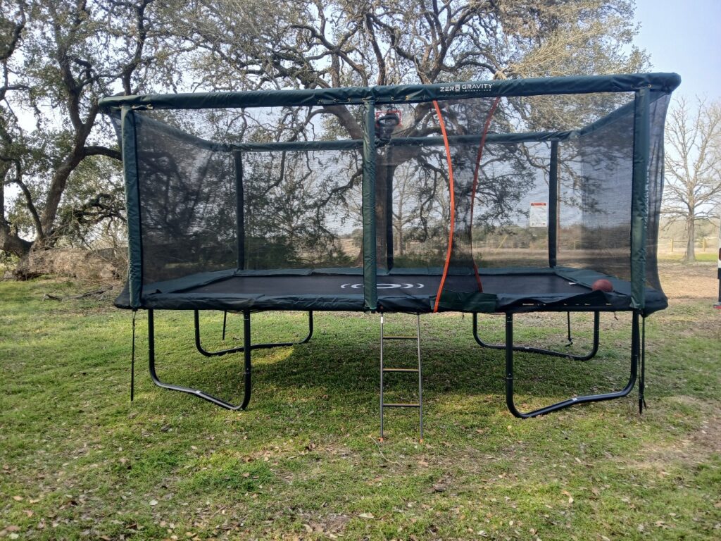Brenham TX 1 Trampoline Install