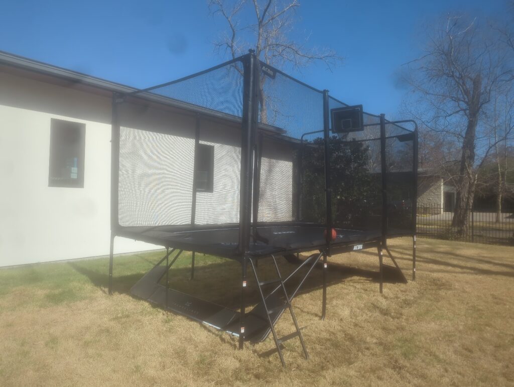 Austin TX 3 Trampoline Install