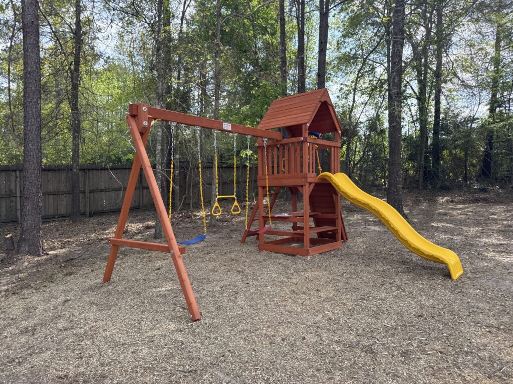 Montgomery TX 1 Tree Frogs Swing Sets Install